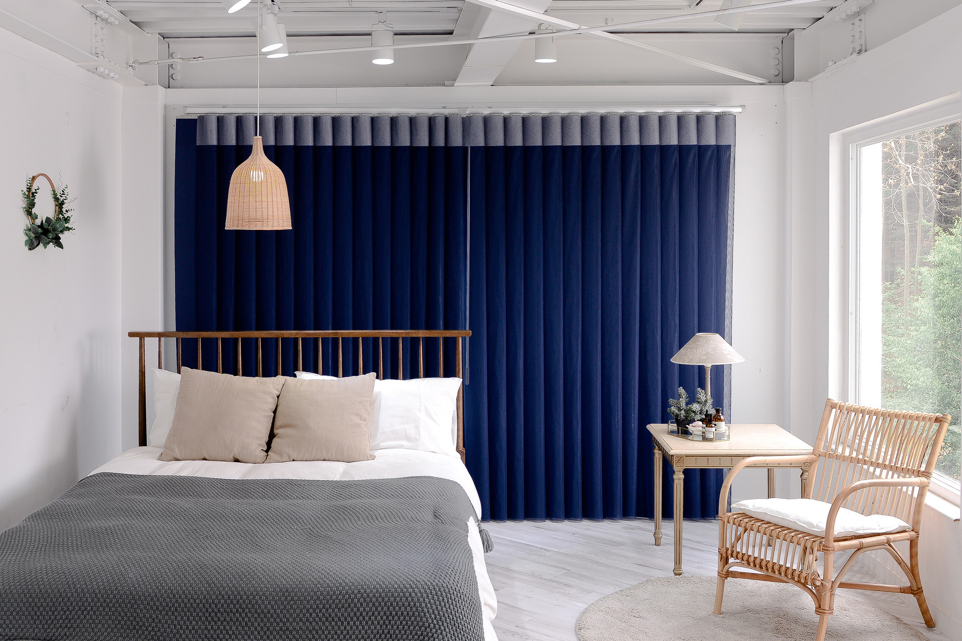 At night, it is a secret mode blackout curtain  that protects my privacy from the outside.