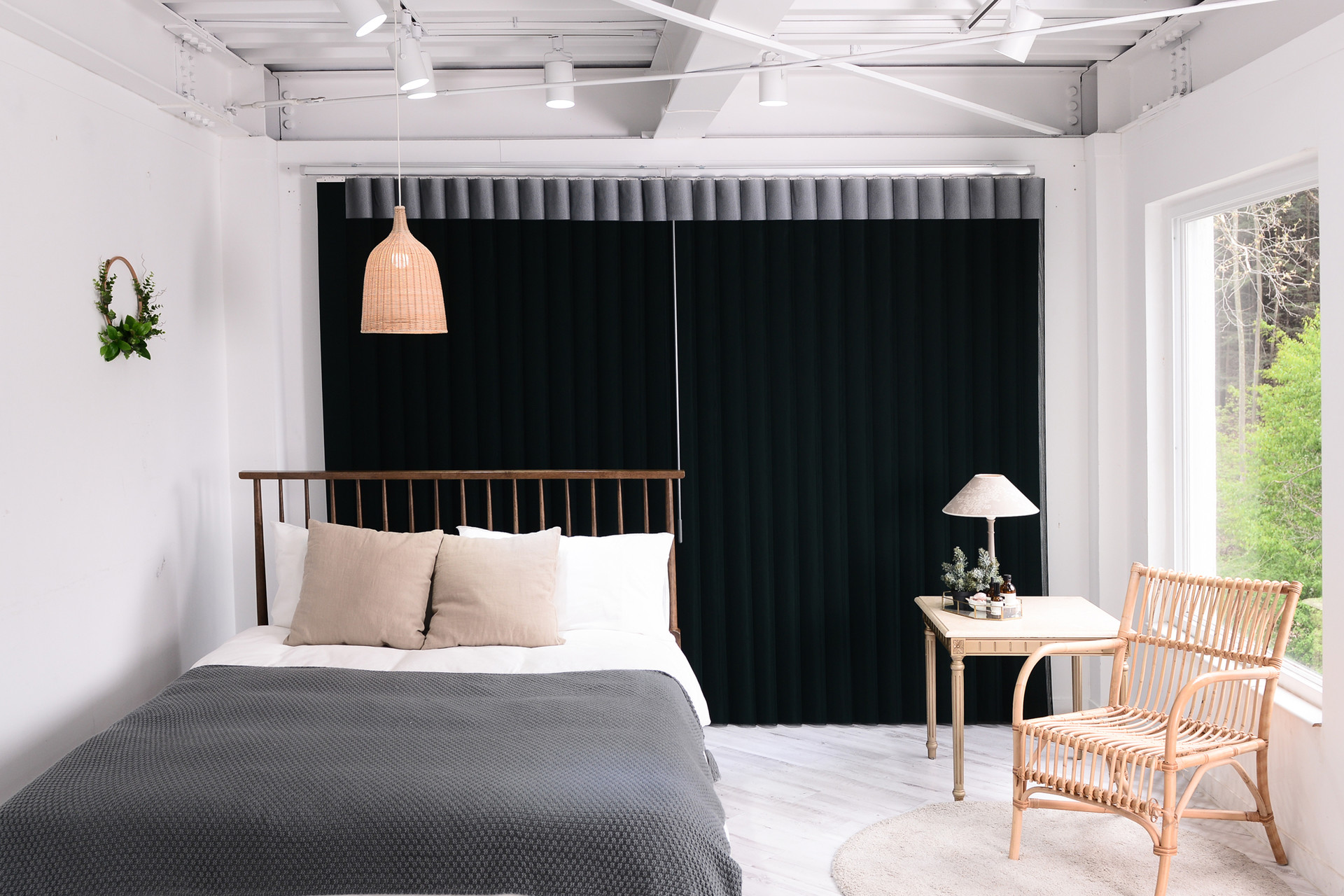 At night, it is a secret mode blackout curtain  that protects my privacy from the outside.
