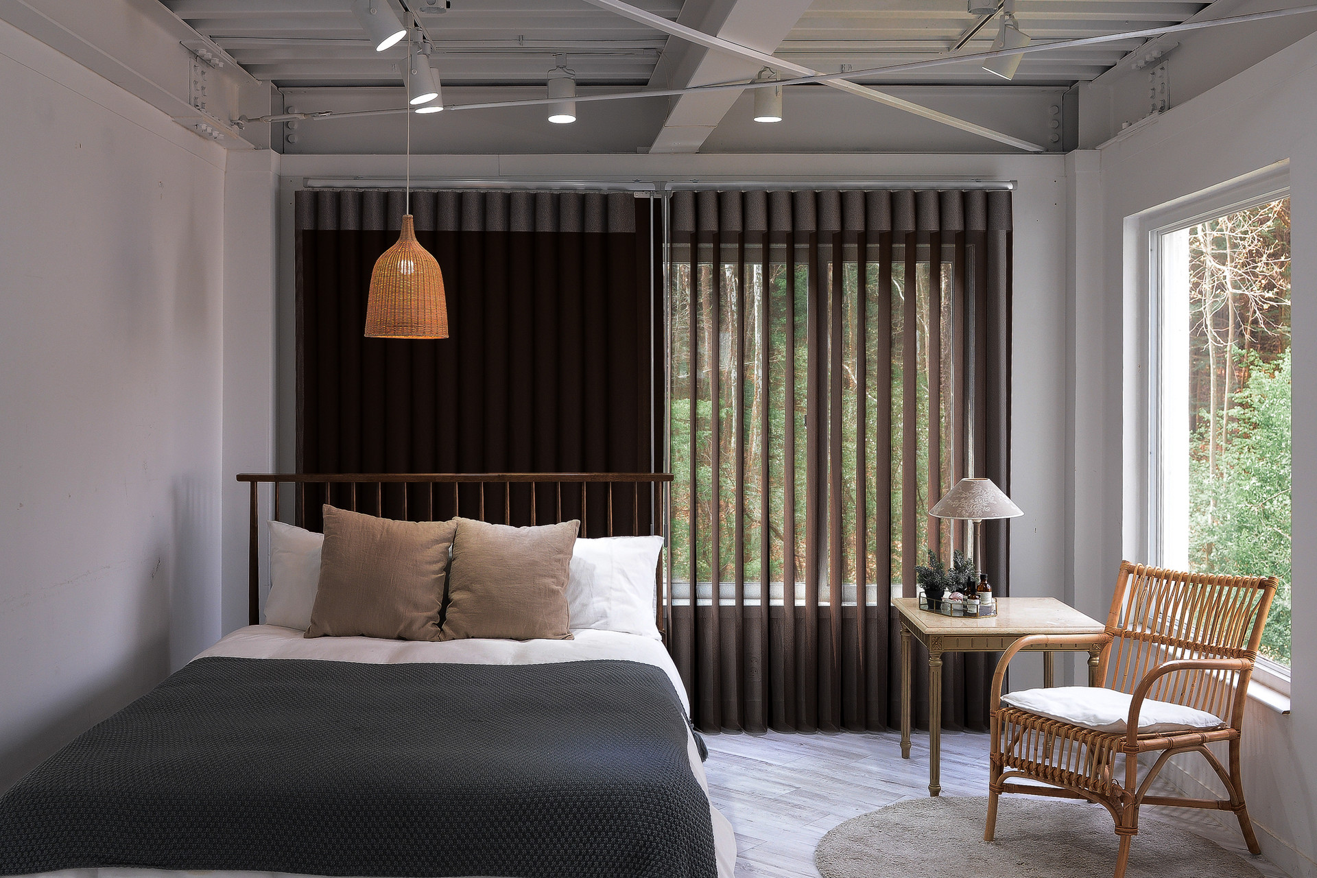 At night, it is a secret mode blackout curtain  that protects my privacy from the outside.