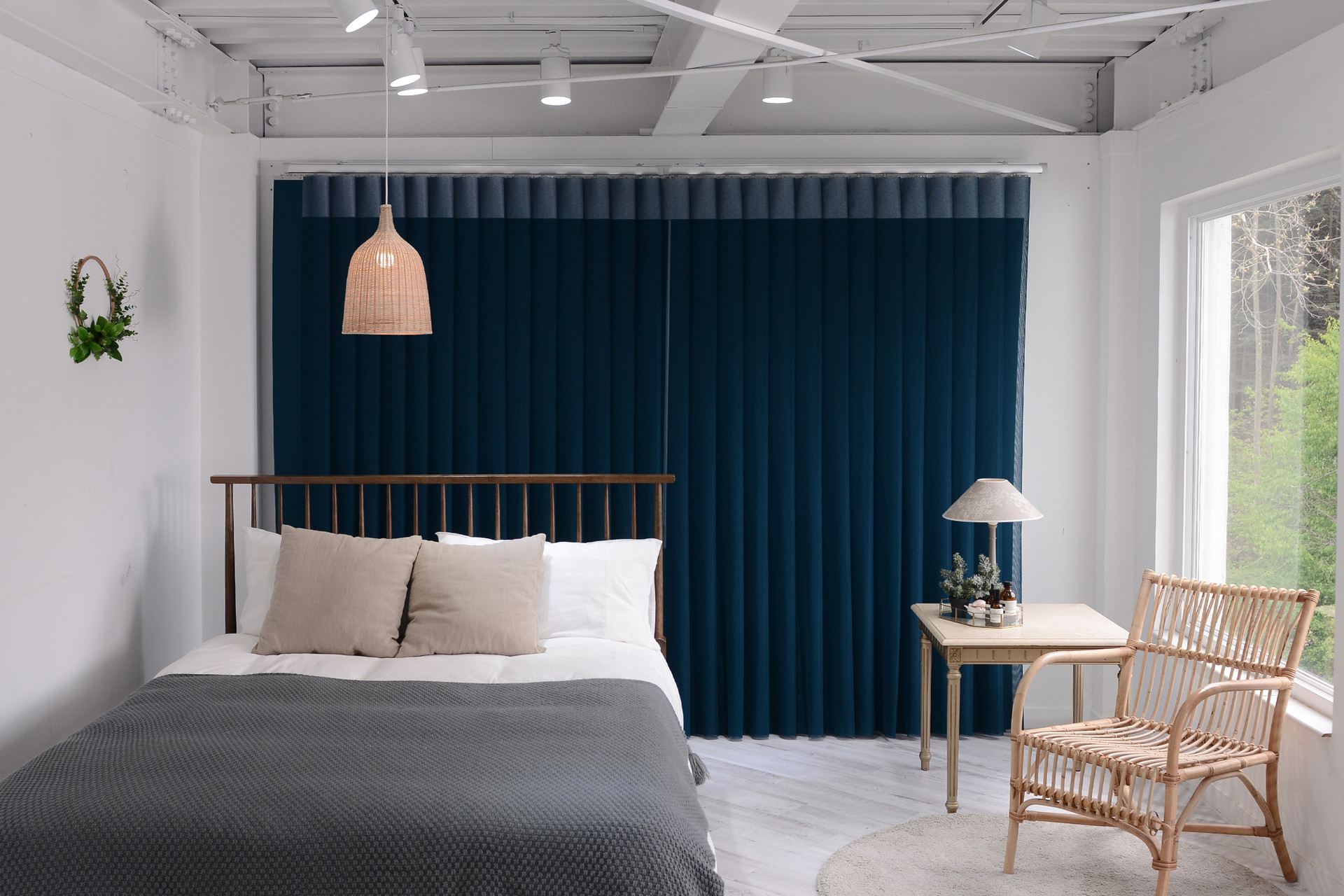 At night, it is a secret mode blackout curtain  that protects my privacy from the outside.