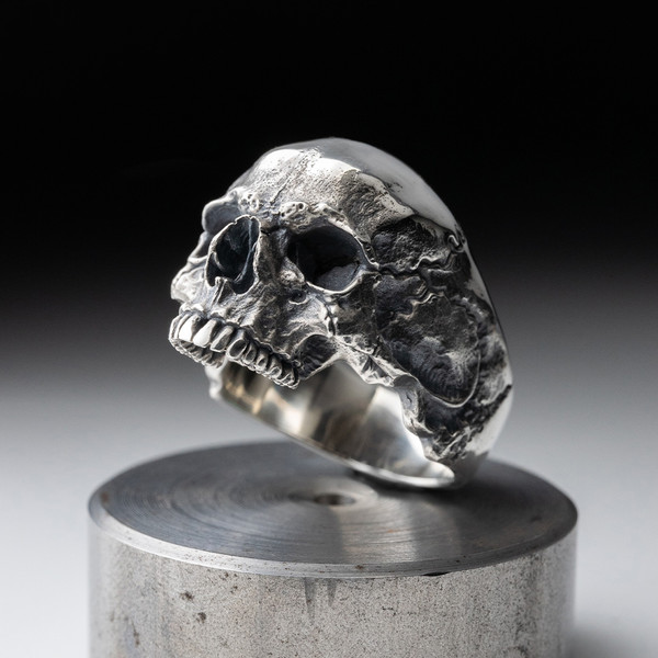 Skull Ring(no jaw)ㆍSilver 925 : Ape Object