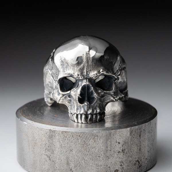 Skull Ring(no jaw)ㆍSilver 925 : Ape Object