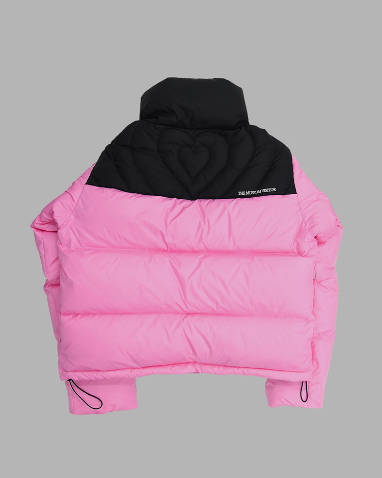 THE MUSEUM VISITOR★韓国★HEART STITCHED PUFFER DOWN JACKET HEART STITCHED PUFFER DOWN JACKET (SKY BLUE) : THE MUSEUM