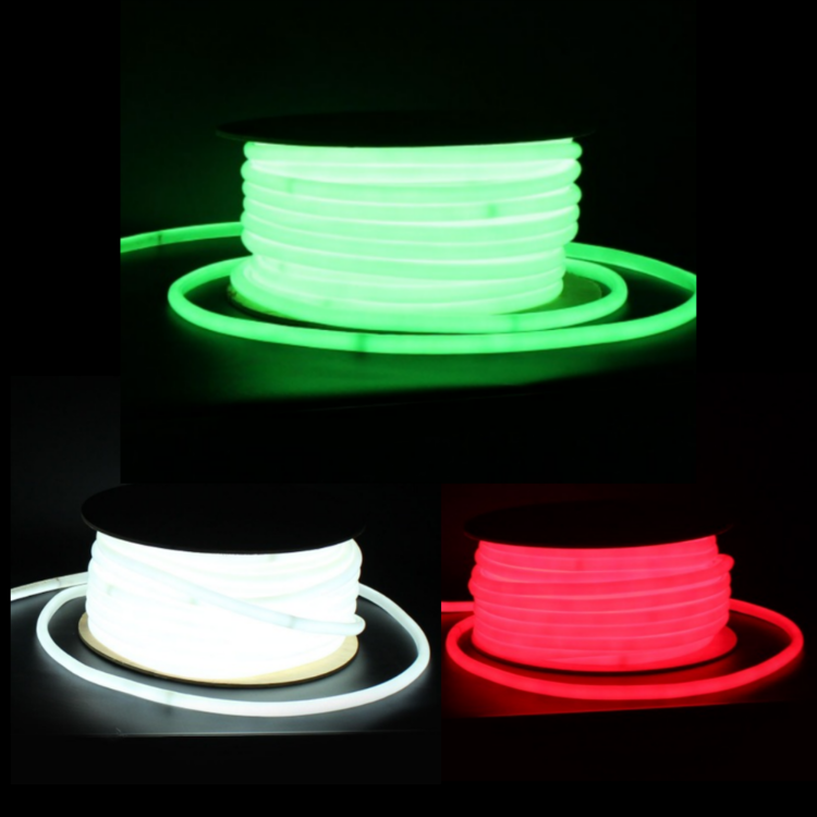 노가닷컴 LED 팝네온 360도 발광 네온플렉스 원형 논네온 간접조명 실외용 50미터 : 노가닷컴 - 건설현장 용품 전문