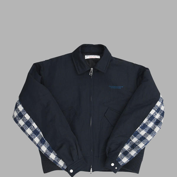 THE MUSEUM VISITOR★韓国★FLOWER KUNST PRINTED MA-1 (NAVY) THE MUSEUM VISITOR☆韓国☆FLOWER KUNST PRINTED MA-1 (NAVY)