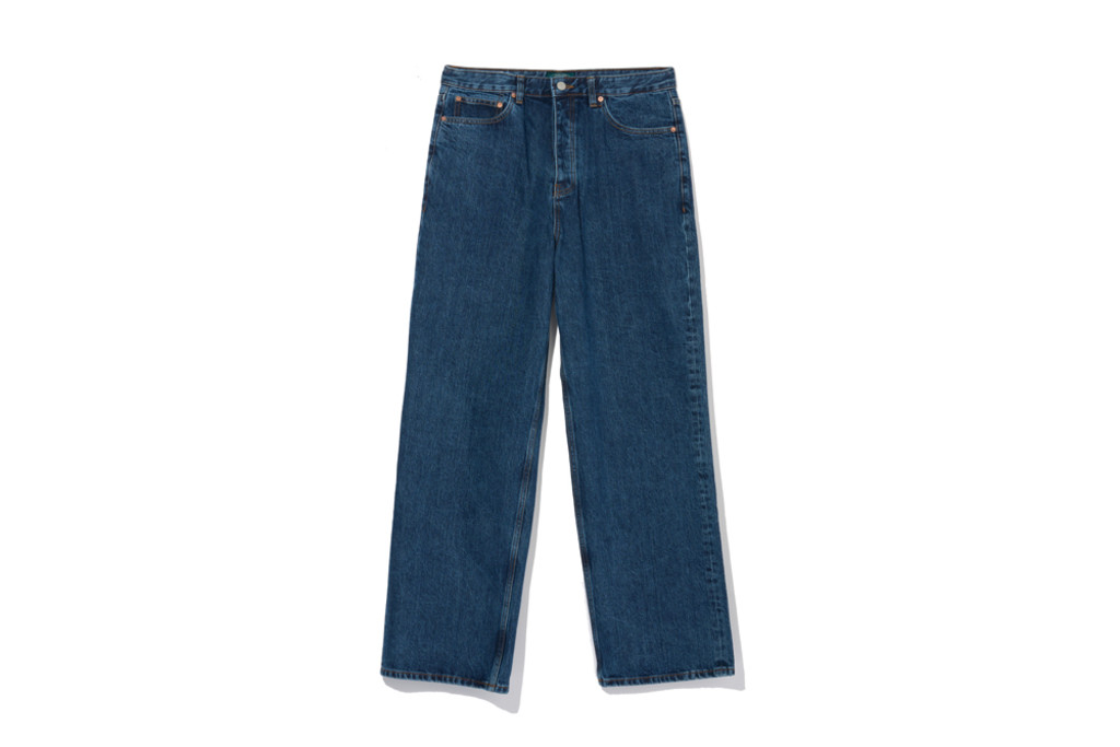 Wide Denim Pants 5P (Medium Indigo)</br>Price - 98,000