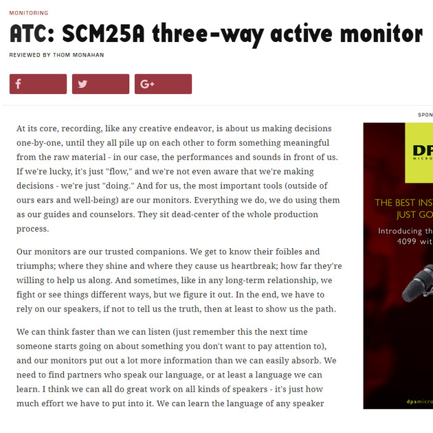 Tape Op SCM25A Pro Review atc