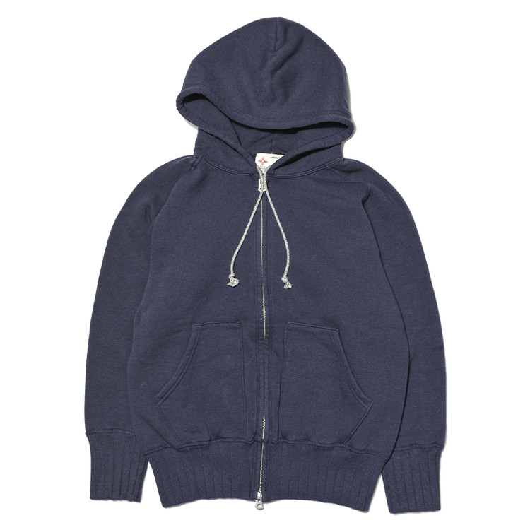 No.16504, New Full-zip Hooded Sweatshirt [Dark Navy] : Semi Basement ...