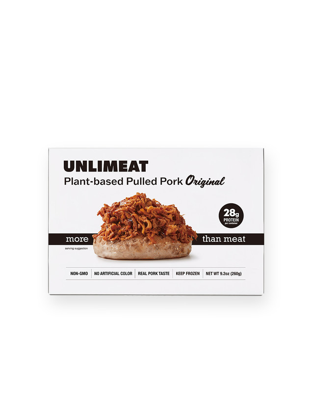 <br><B>Plant-based<br>PULLED PORK</B>
