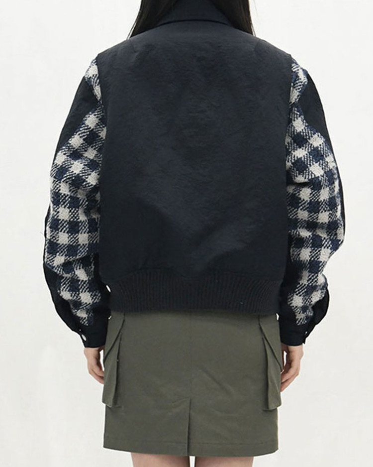 THE MUSEUM VISITOR★韓国★FLOWER KUNST PRINTED MA-1 (NAVY) THE MUSEUM VISITOR☆韓国☆FLOWER KUNST PRINTED MA-1 (NAVY)
