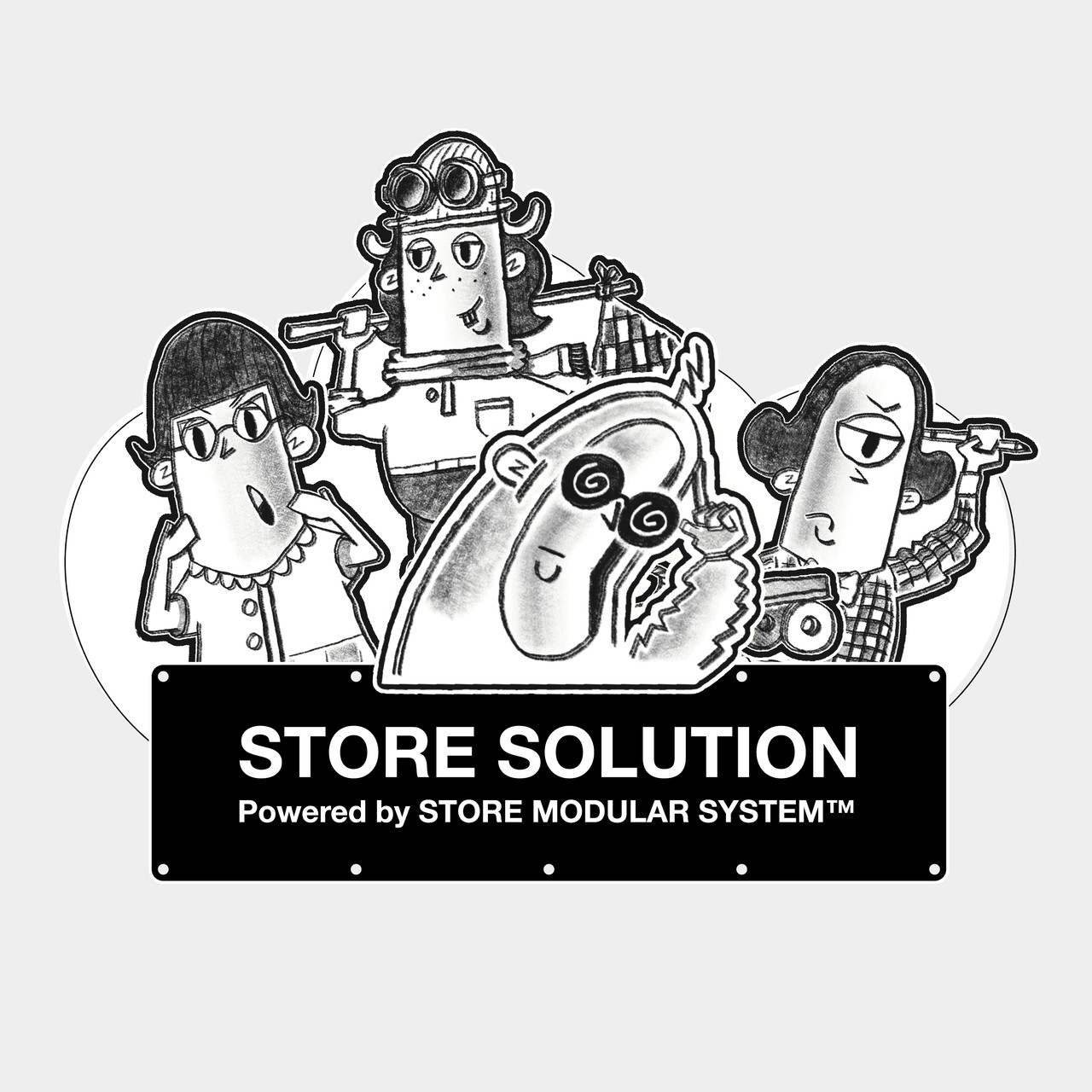 <strong>팝업 스토어 렌탈부터 브랜드 공간 키트까지 </strong></br><font size=1px>ABOUT STORE SOLUTION</font>