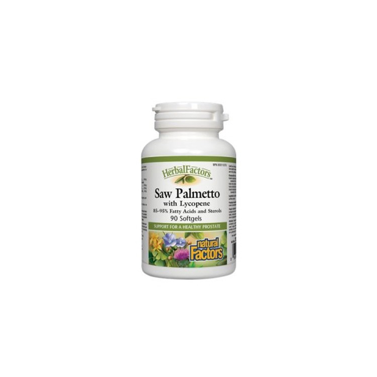 내추럴팩터스 소팔메토&라이코펜 90정 (Natural Factors Saw Palmetto with Lycopene) 전립선 건강