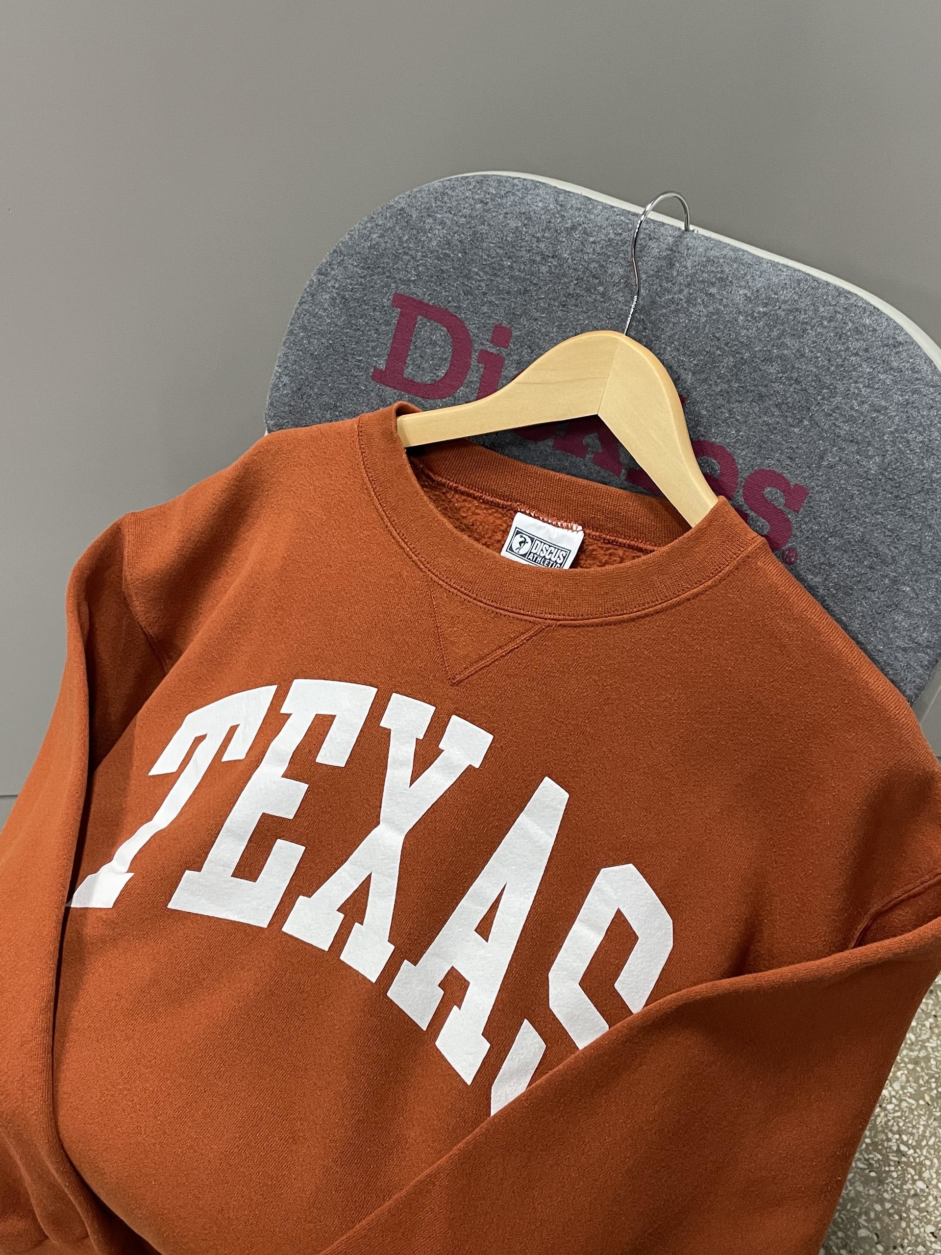 80-90s Discus Athletic 'Texas' Sweat Shirt (100-105 Size) : Share the vibe