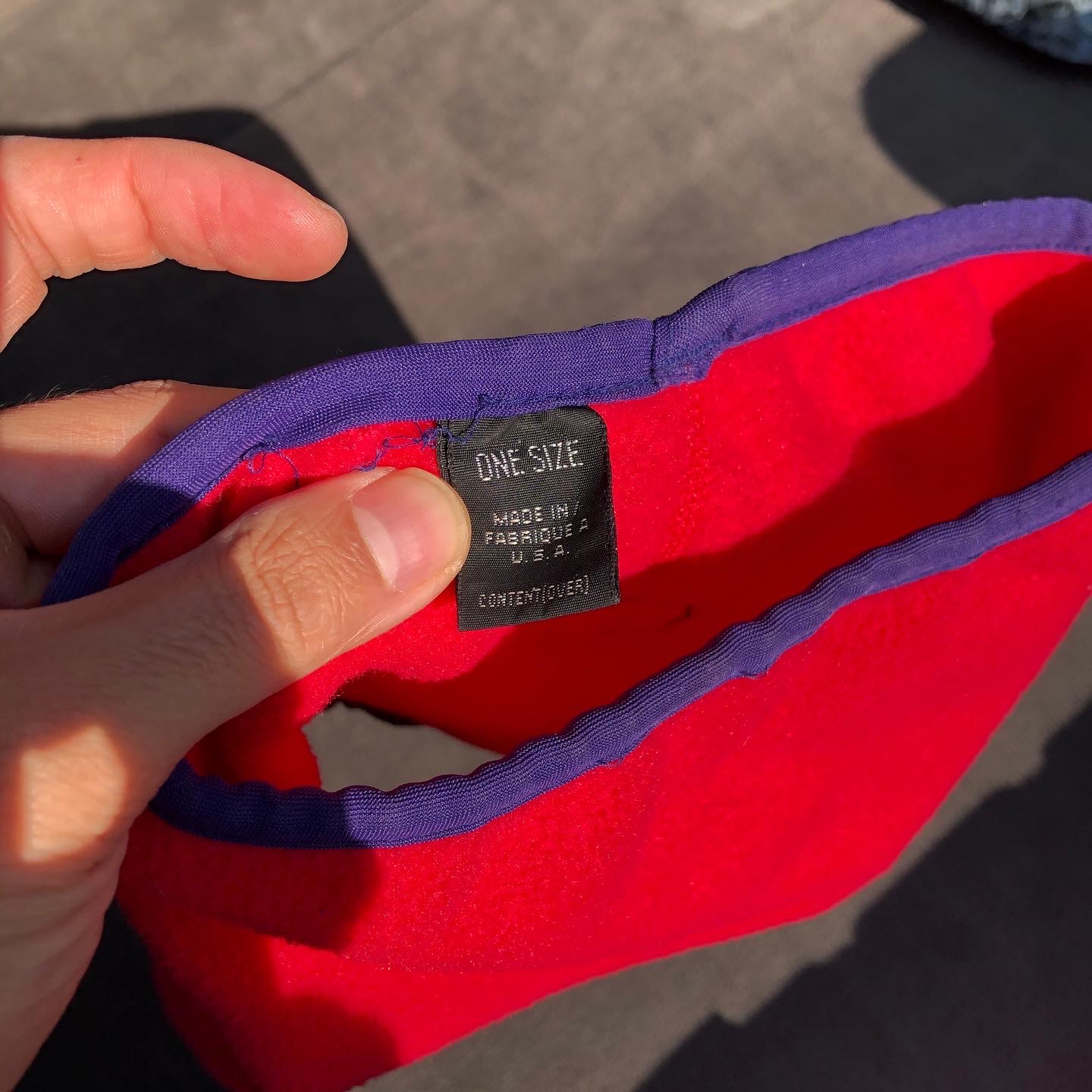 90s us made patagonia neck warmer soberseoul