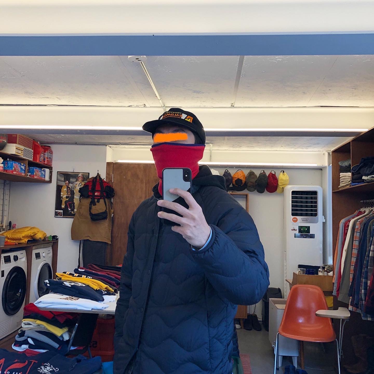 90s us made patagonia neck warmer soberseoul