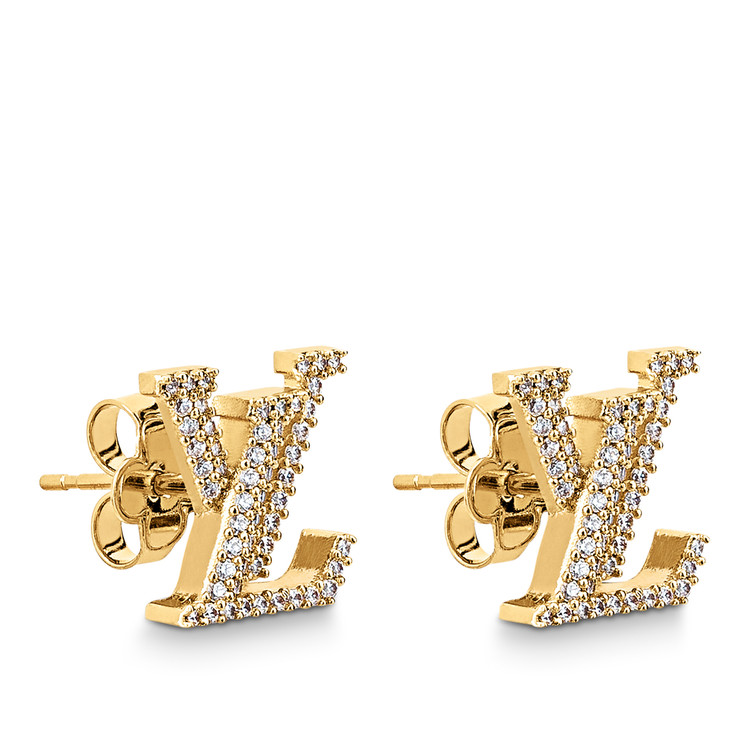 Shop Louis Vuitton Essential v stud earrings (M63208, M68153) by