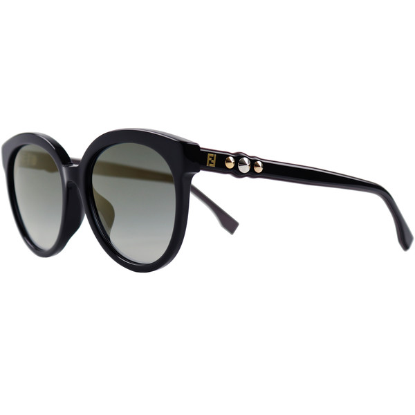 Fendi FF0268FS 807FQ Black Women's Cat Eye Sunglasses 57mm