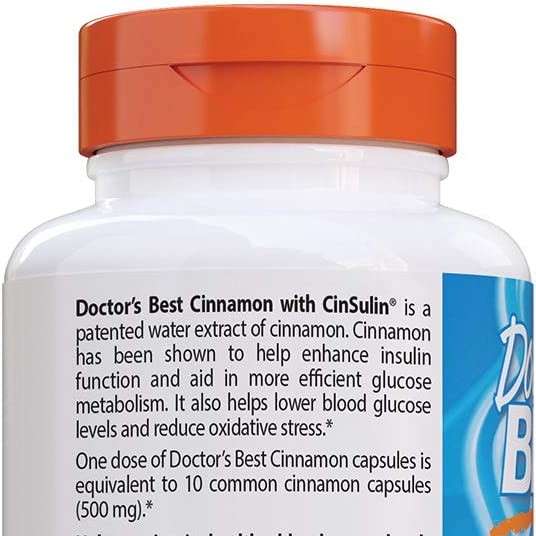 닥터스베스트 시나몬 계피 추출물 신술린 250 mg, 120 캡슐 / Doctor's Best Cinnamon Extract