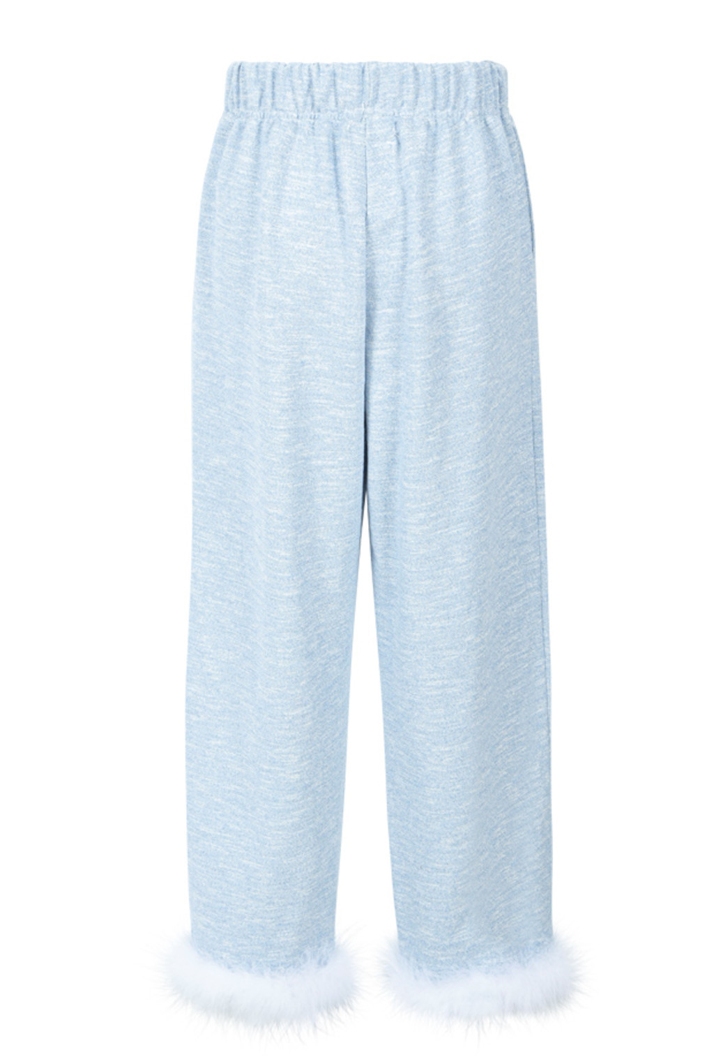 (rsp made) marble feather sweat pants (sky blue) RASPBERRYPIE