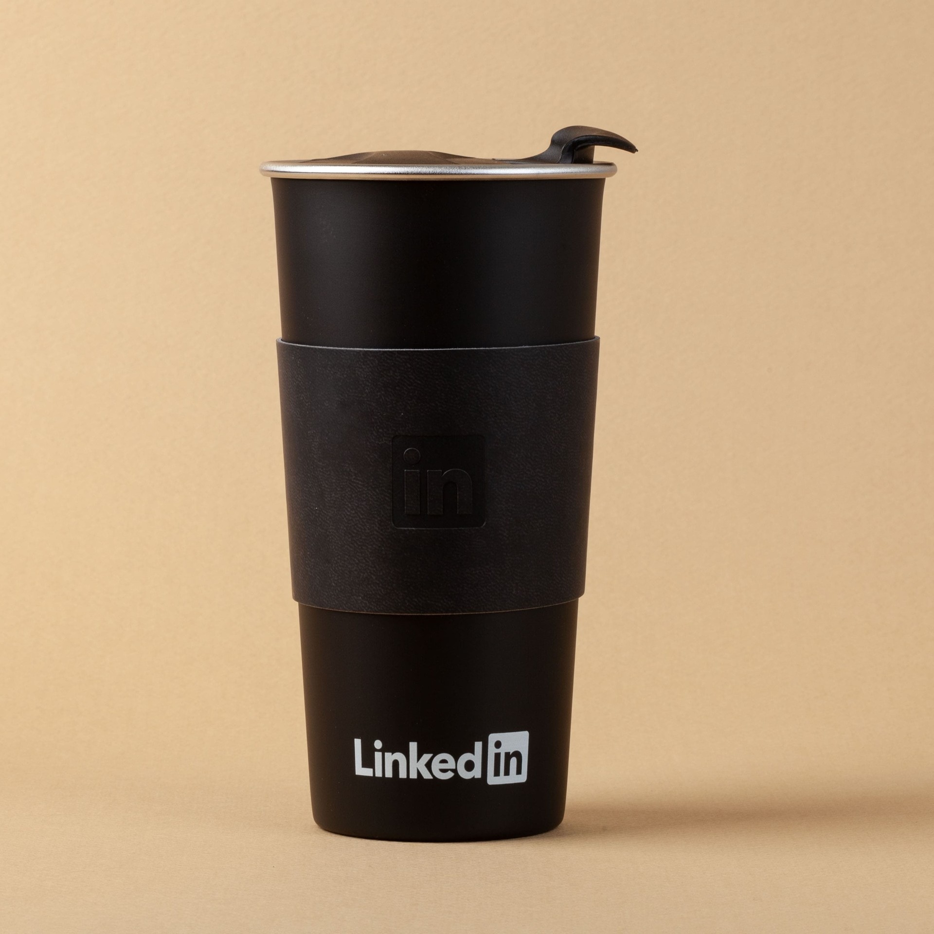 LinkedIn 매트블랙 텀블러