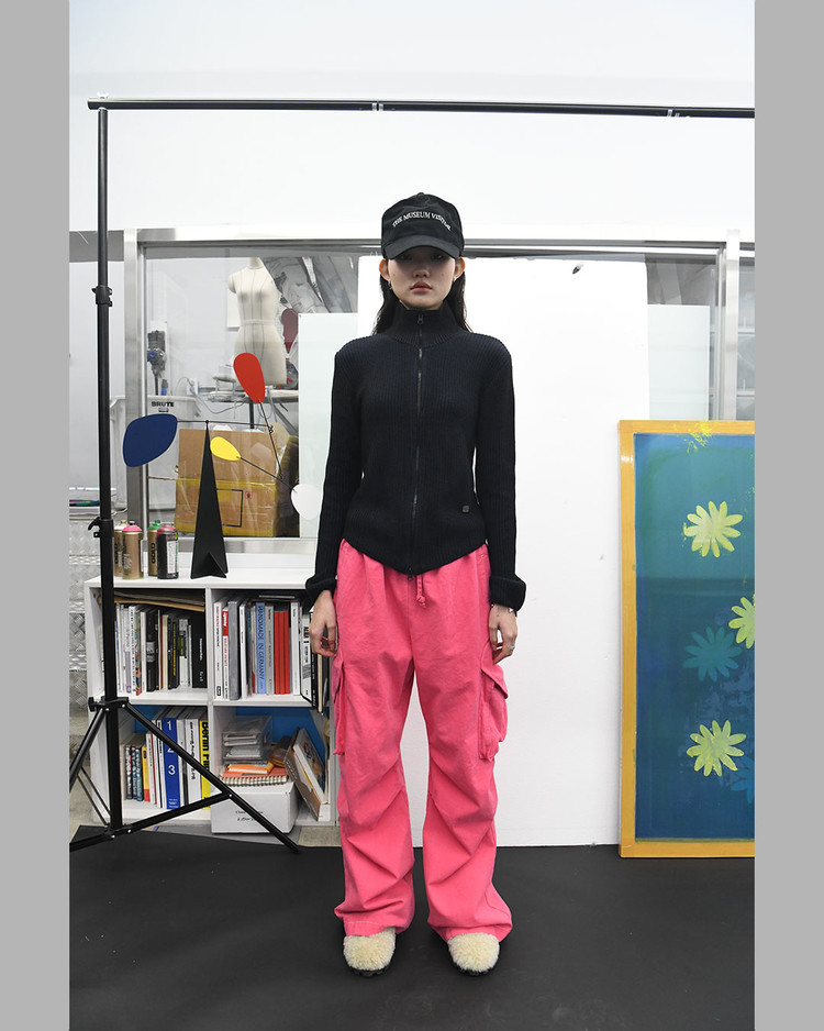 [THE MUSEUM VISITOR]★HEART POCKET DYEING PANTS HEART POCKET DYEING PANTS (PINK) : THE MUSEUM VISITOR