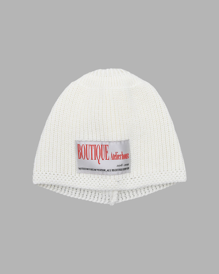 THE MUSEUM VISITOR☆BOUTIQUE ATELIER BEANIE BOUTIQUE ATELIER BEANIE (WHITE) : THE MUSEUM VISITOR