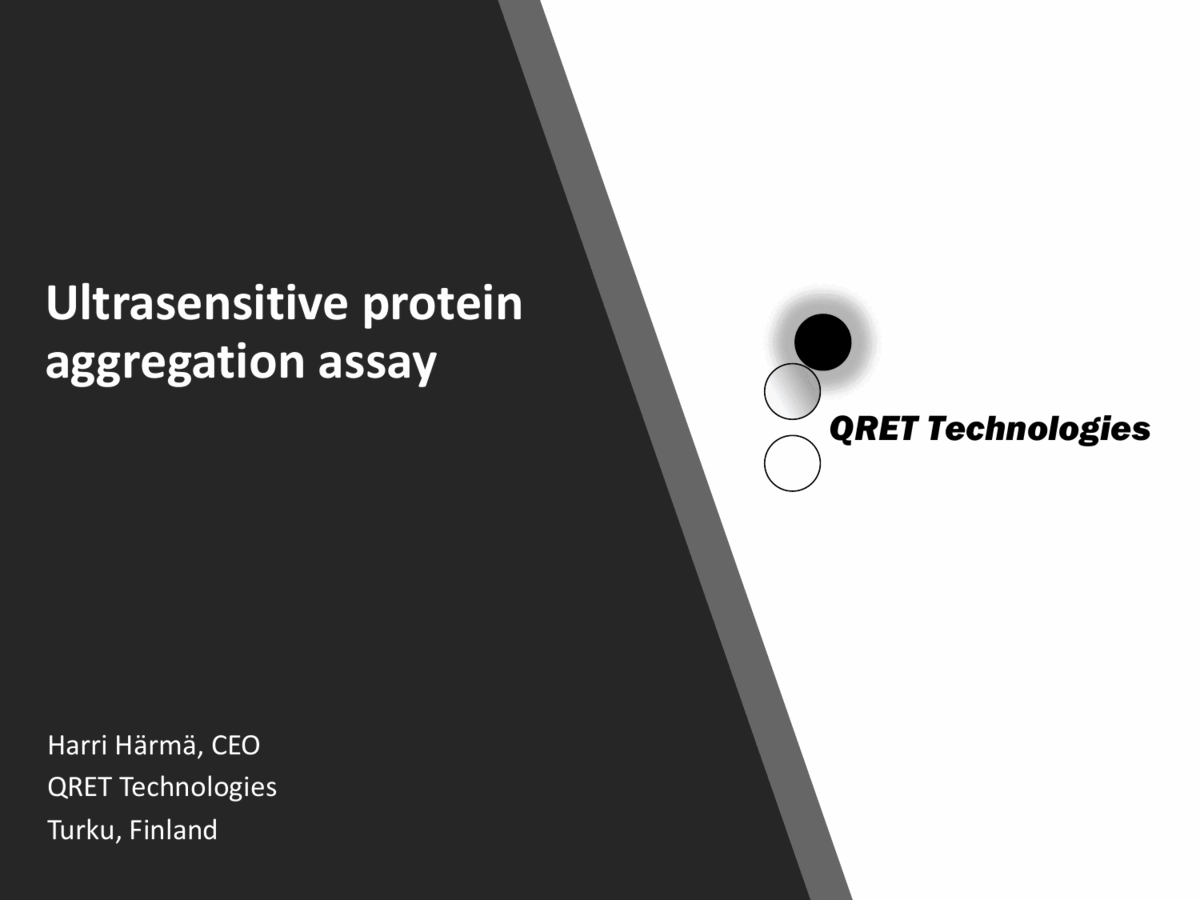 Ultrasensitive Protein aggregation assay 이앤씨바이오