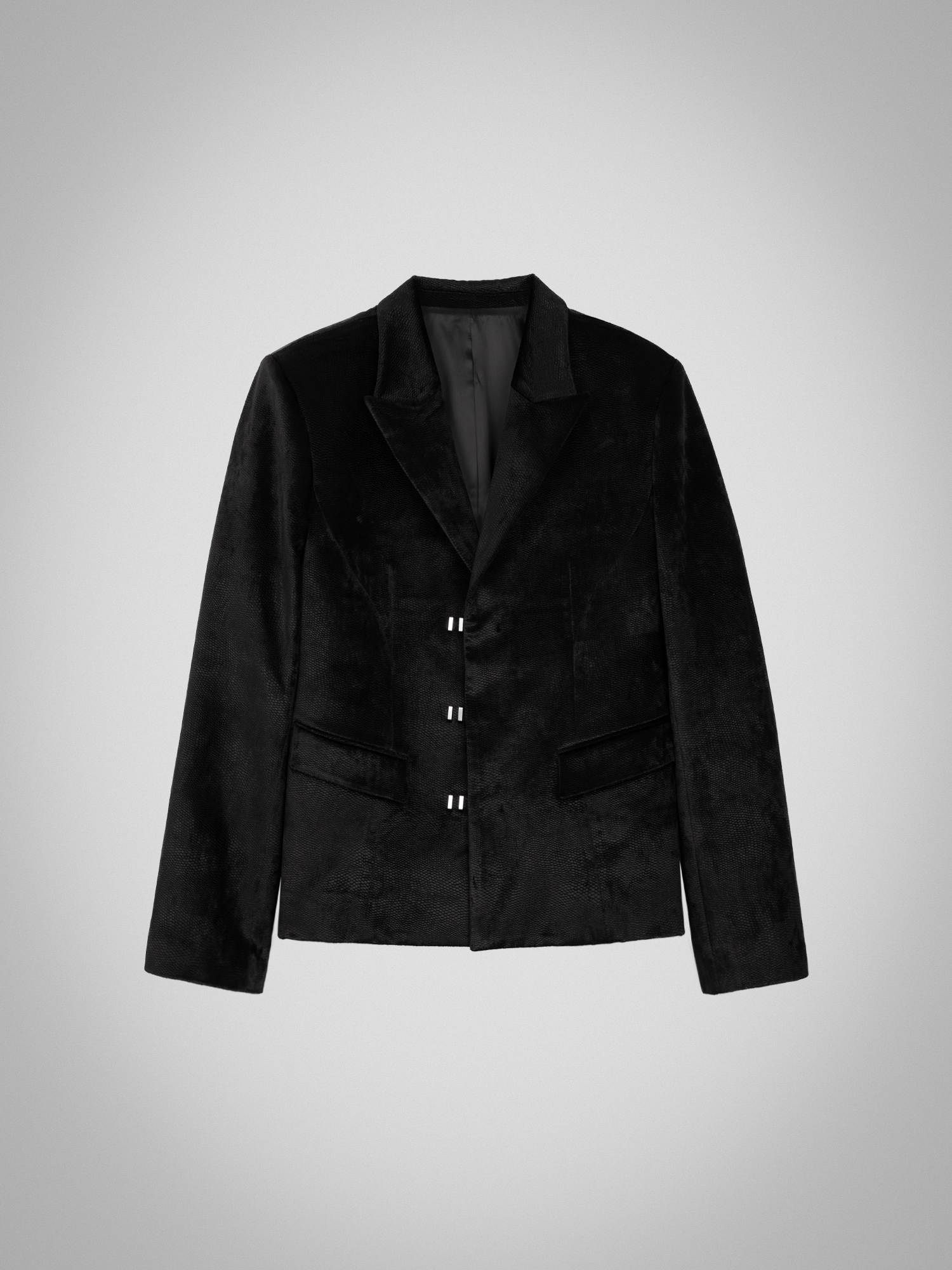 Textured Black Velvet Jacket 2728 ｜공식 온라인 스토어