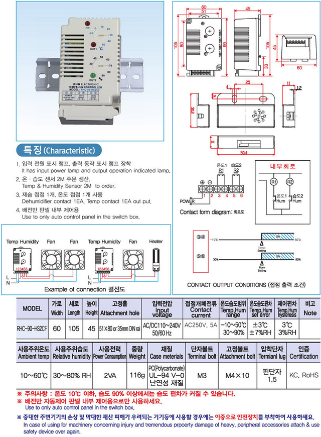 <B>RHC-90-HS2CF Catalog</B>