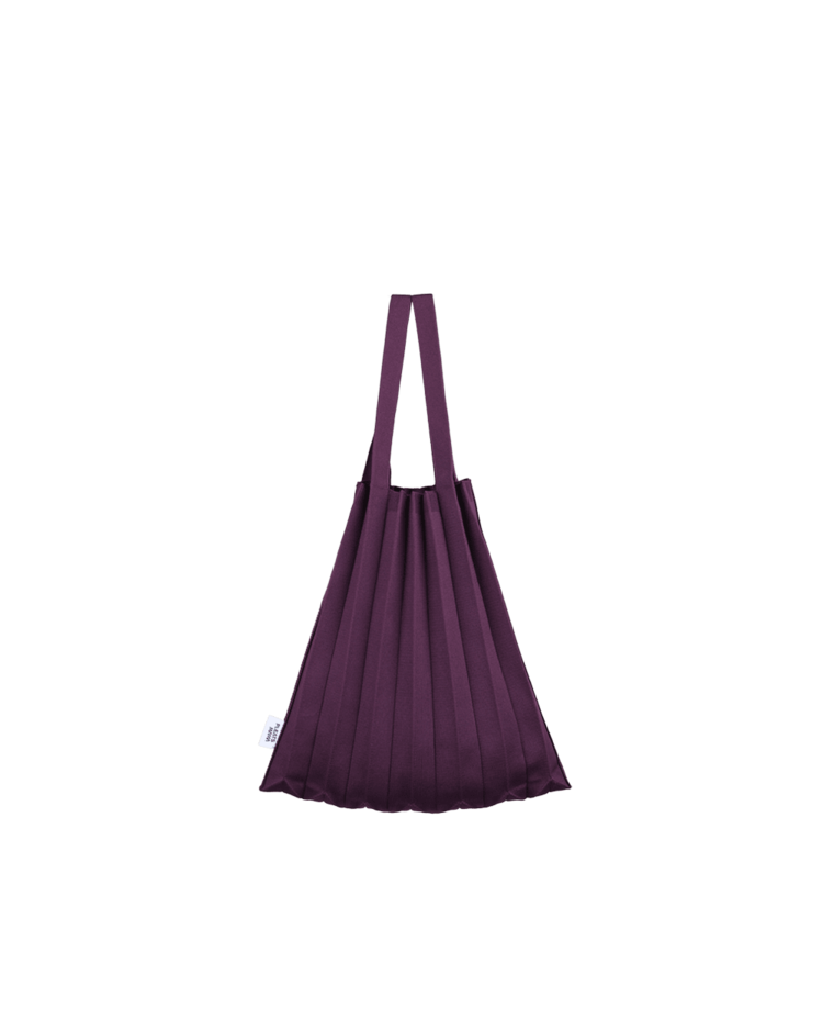 ToteBag Black : PLEATSMAMA: Sustainable Knit Pleats Bag