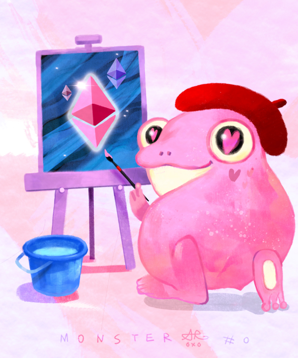 1.# 0  Pink Frog Painter