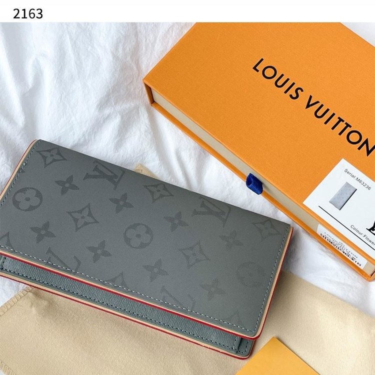 Louis Vuitton Brazza Wallet Monogram Titanium M63236