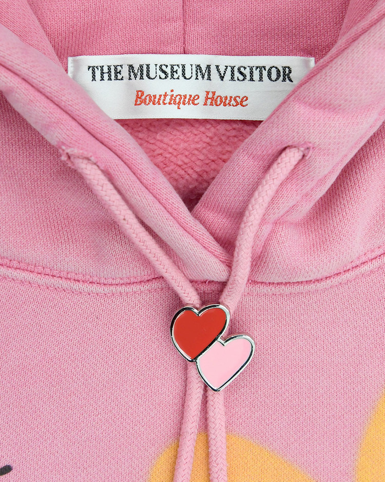 THE MUSEUM VISITOR★韓国★LOVE MULTI SPRAYED PRINTED HOODY LOVE MULTI SPRAYED PRINTED HOODY (GREY) : THE MUSEUM VISITOR