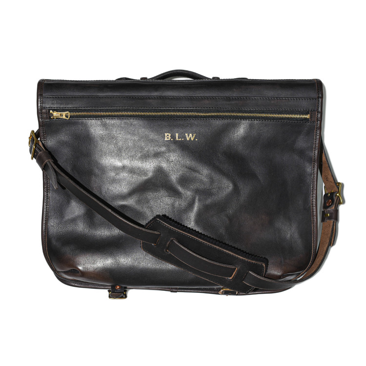 Leather Wander Pannier Bag [B.L.W.] [Black] : Semi Basement General Store