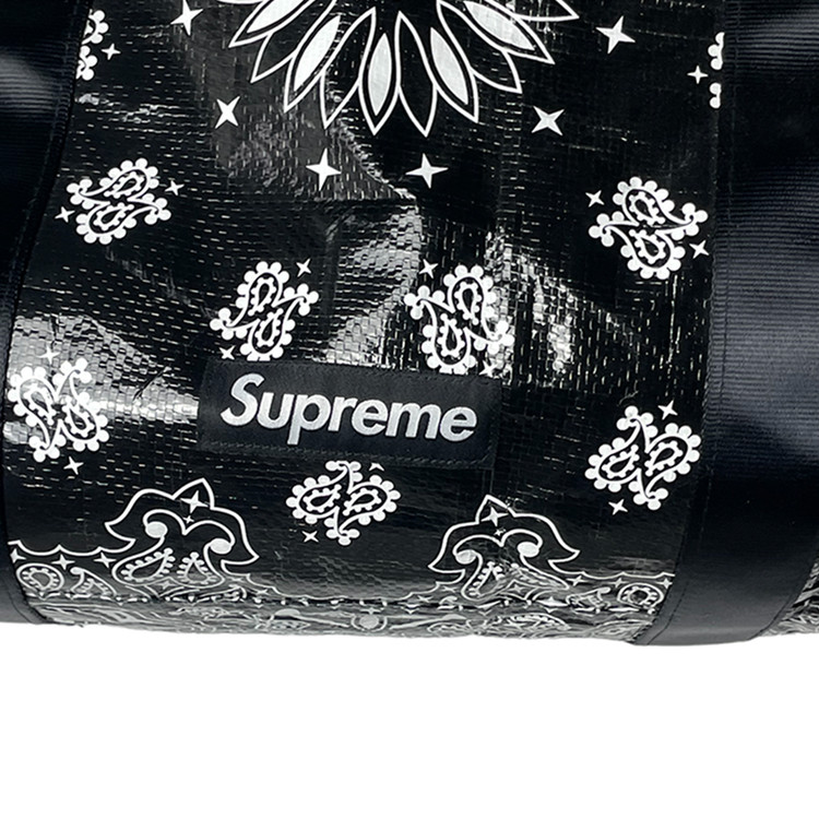 Supreme Bandana Tarp Duffle Big ブラウン（Big duffle bag