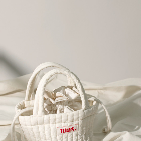 Stitched cotton mini bag : Masmarulez [마스마룰즈]
