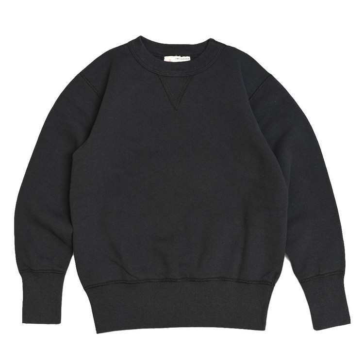 No.92022 Loopwheel Long Sleeve Sweater [Sumi Kuro] : Semi Basement ...