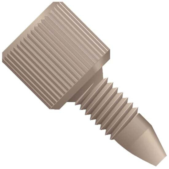 [Fitting] One-Piece Fingertight 10-32 Coned, For 1/16 OD Natural Finger ...