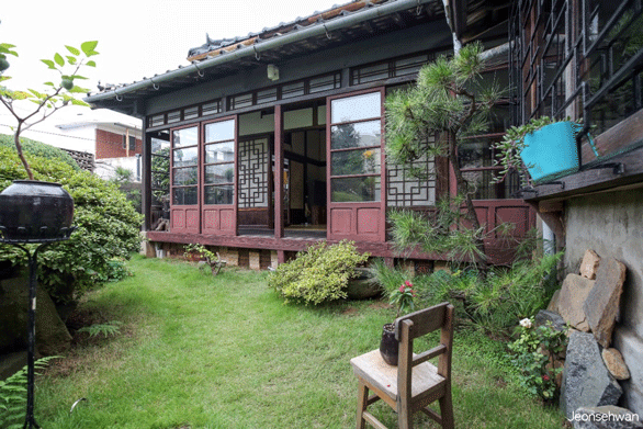 조선운송주식회사 사택 정원