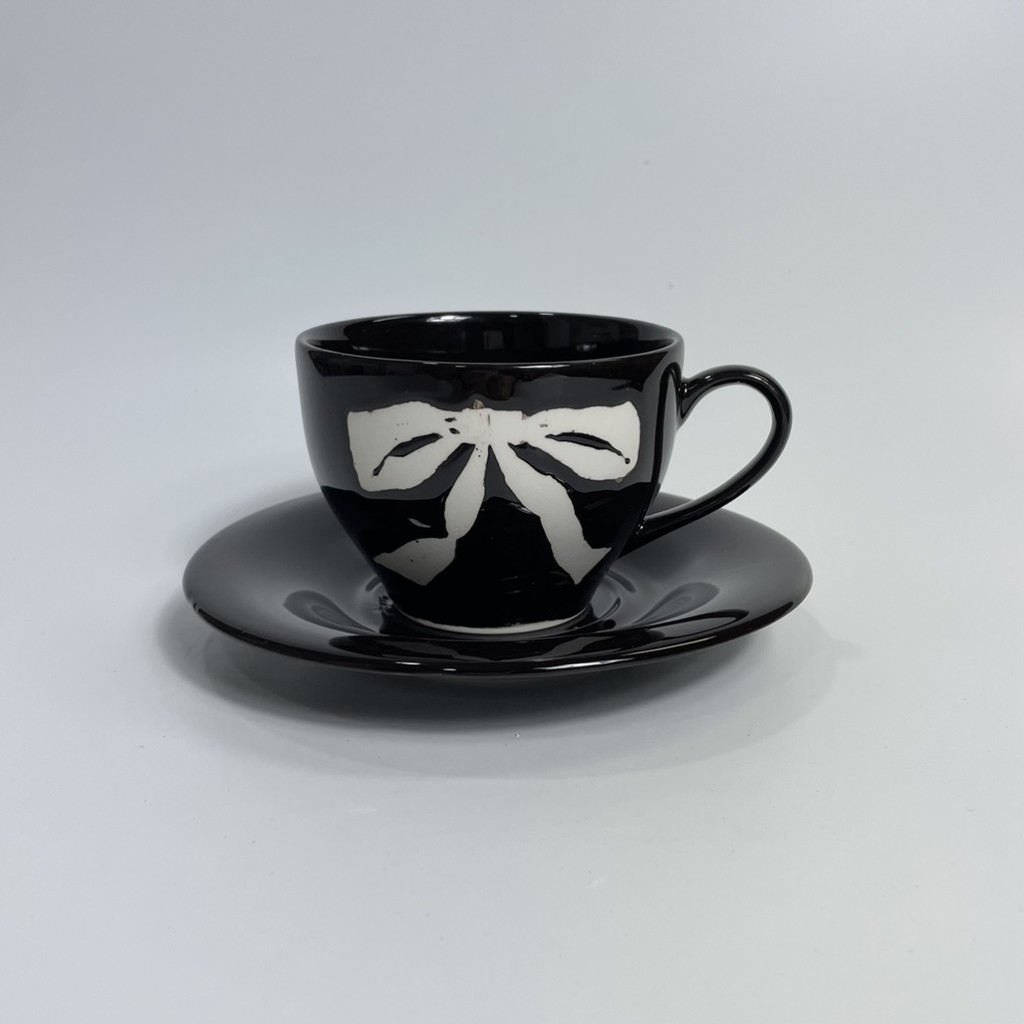 Ribbon cup set _ black 1 sensen