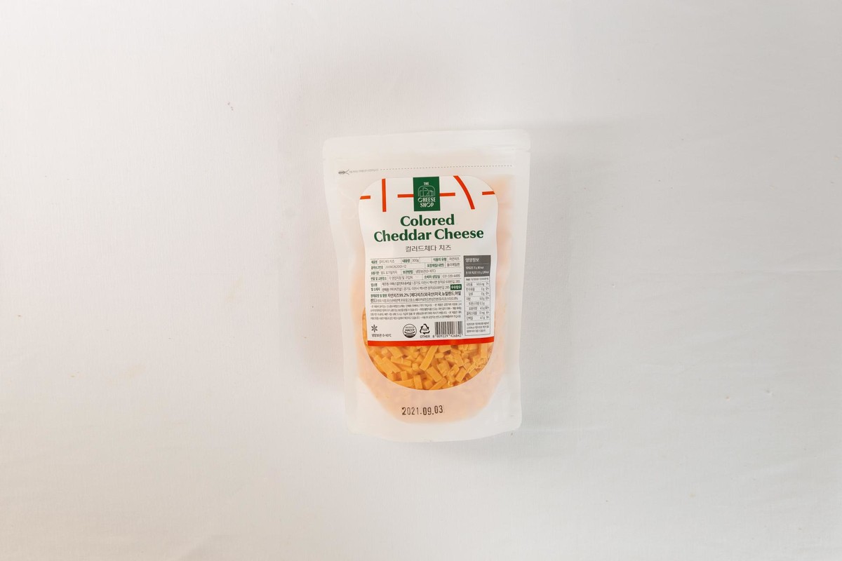 Colored Cheddar Cheese 더치즈샵 치즈메뉴