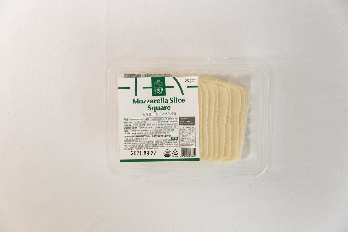 Mozzarella Slice Square : 더치즈샵 치즈메뉴
