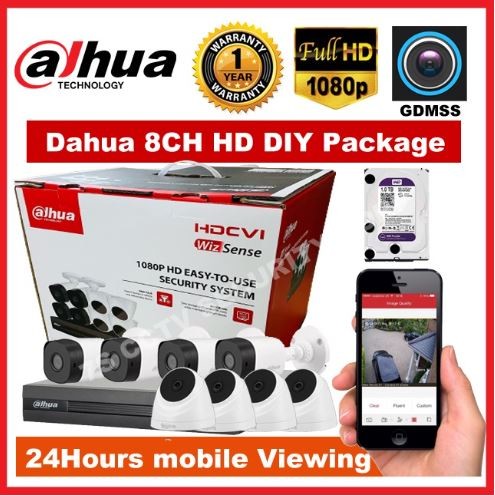 Dahua 4 channel store kit