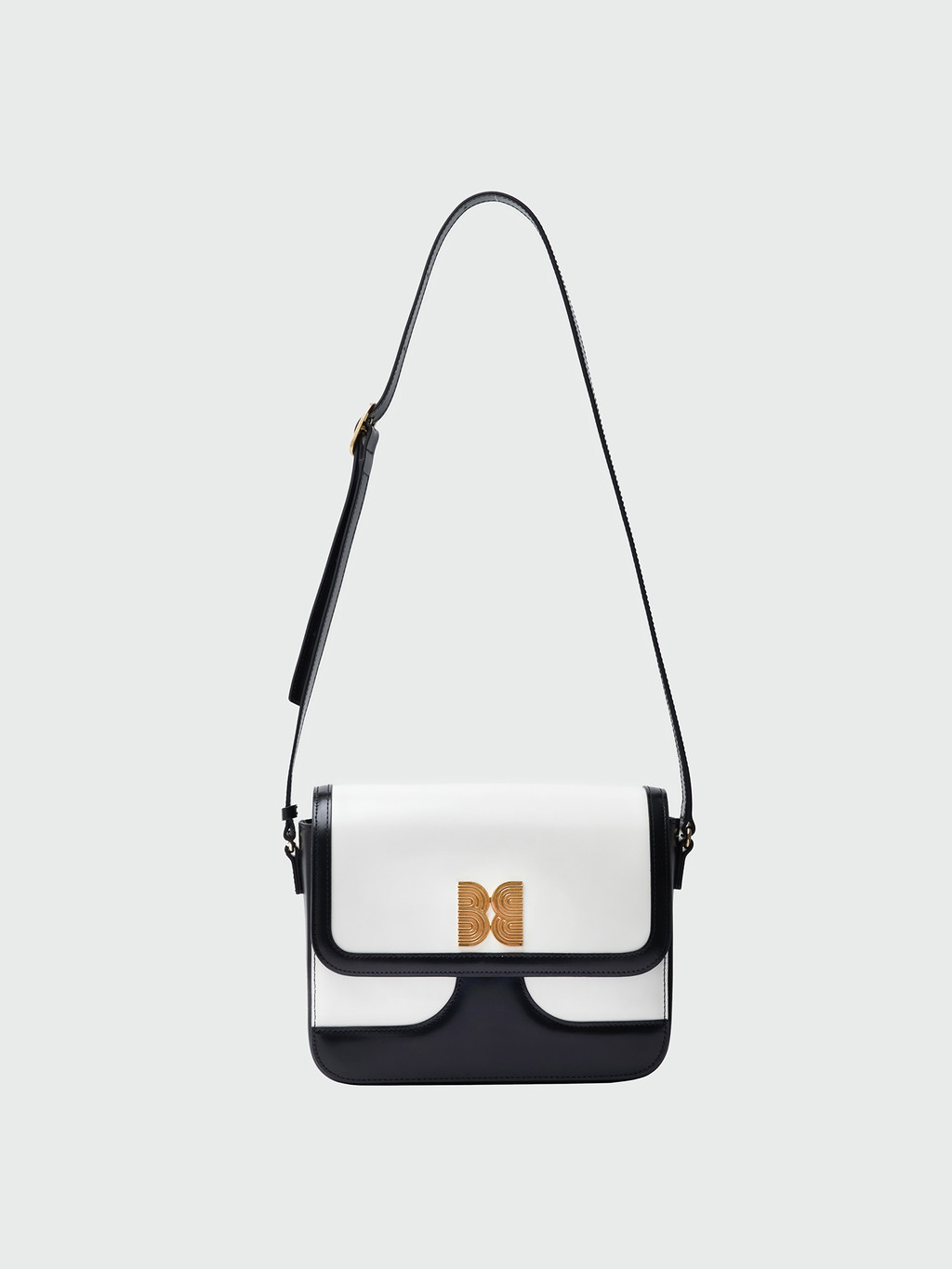 HESTIA Square Bag - Ivory/Black