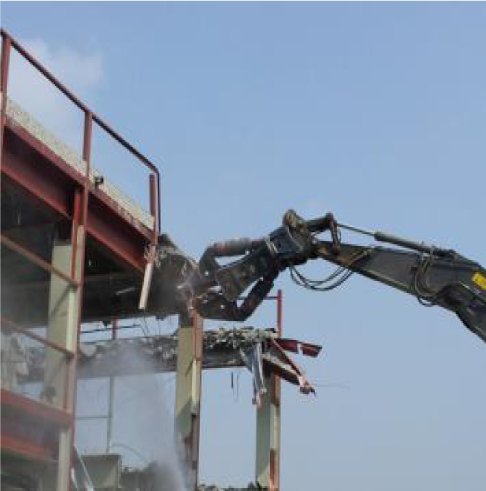 beam cutter, excavator attachment, hydraulic attachment, heavy equipment, excavator attachment