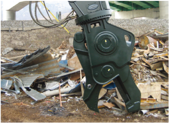 scrap cutter, heavy equipment, hydraulic attachmet, excvator attachment