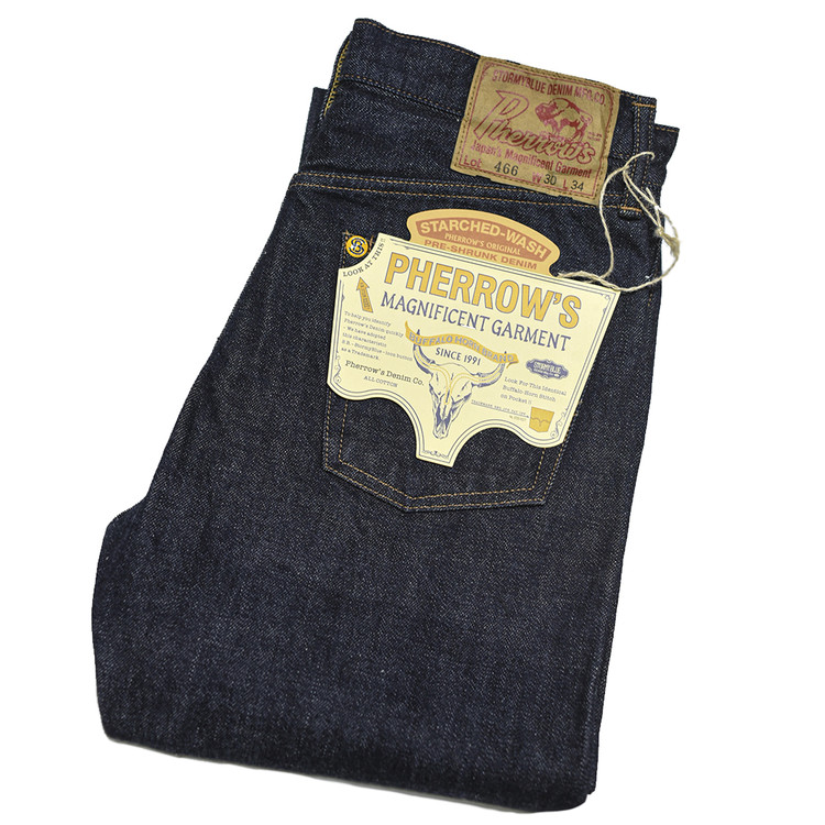 Pherrow's Jeans 466SW, One Wash : Semi Basement General Store