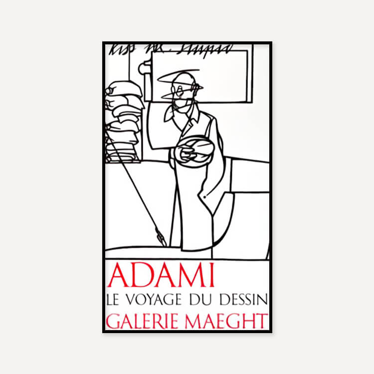 アート・デザイン・音楽 Valerio Adami : le voyage du dessin アート・デザイン・音楽 Valerio Adami : le voyage du dessin