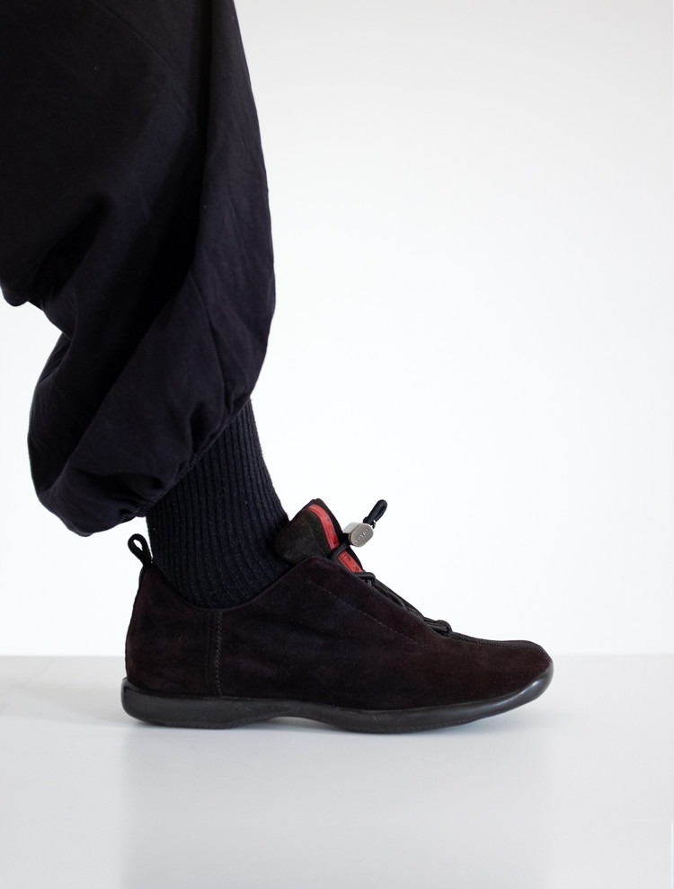 靴 Archive PRADA suede centerzip sneaker Prada-XCarShoeSuede-Sneaker-2-