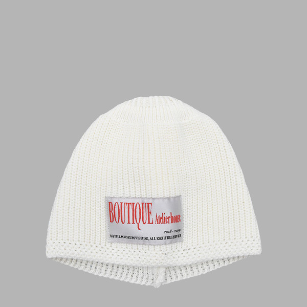 THE MUSEUM VISITOR☆BOUTIQUE ATELIER BEANIE BOUTIQUE ATELIER BEANIE (WHITE) : THE MUSEUM VISITOR